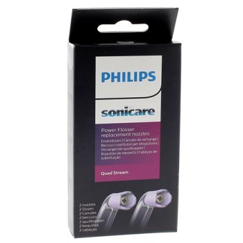 Sonicare Canules Quad Stream Power Flosser Philips - bo&icirc;te de 2 canules de rechange