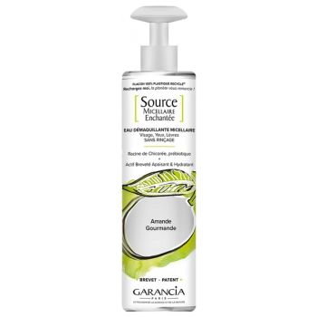 Source micellaire enchant&eacute;e Eau d&eacute;maquillante amande gourmande Garancia - flacon pompe de 400ml