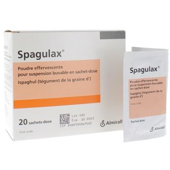Spagulax poudre effervescente - bo&icirc;te de 20 sachets