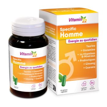 Vitamin 22 Specific homme Ineldea - boite de 60 g&eacute;lules
