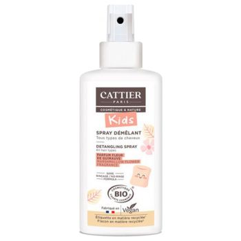 Spray Kids d&eacute;m&ecirc;lant Parfum Fleur de guimauve bio Cattier - spray de 200 ml