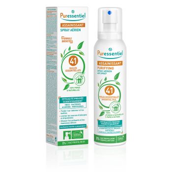 Spray a&eacute;rien assainissant aux huiles essentielles Puressentiel - spray de 200 ml