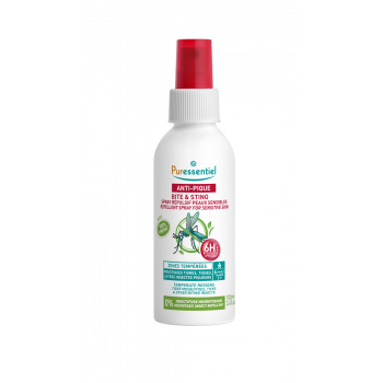 Spray r&eacute;pulsif peaux sensibles anti-pique Puressentiel - flacon de 100ml