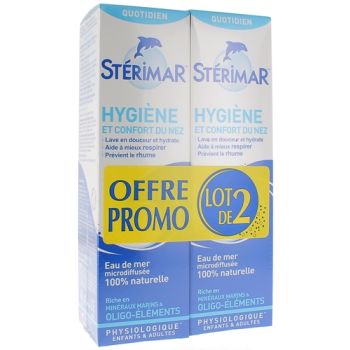 St&eacute;rimar hygi&egrave;ne du nez - lot de 2 sprays de 100ml