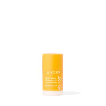 Stick solaire &agrave; l'huile d'abricot bio SPF50 La Ros&eacute;e - stick de 15ml
