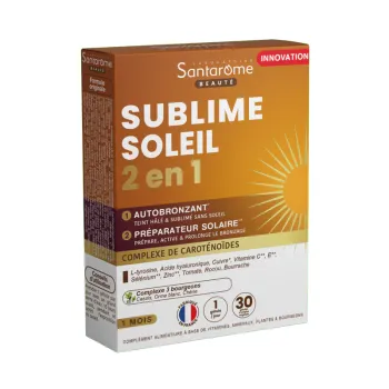 Sublime soleil 2en1 Santarome - boite de 30 g&eacute;lules