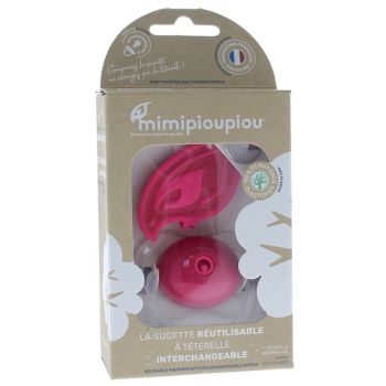 Sucette r&eacute;utilisable Clear Mimipioupiou - une sucette