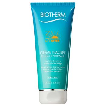 Sun After Cr&egrave;me nacr&eacute;e oligo-thermale Biotherm - tube de 200 ml