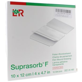 Suprasorb F Champ de pansement 10x12cm Lohmann & Rauscher - 10 pi&egrave;ces