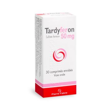 Tardyferon 50 mg - 30 comprim&eacute;s enrob&eacute;s