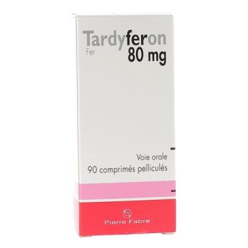 Tardyferon 80mg - bo&icirc;te de 90 comprim&eacute;s pellicul&eacute;s