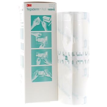 Tegaderm Roll Rouleau de film transparent adh&eacute;sif 3M - rouleau de 10 cm x 2 m