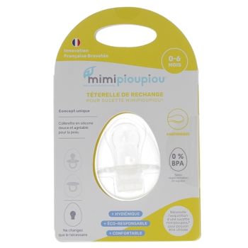 T&eacute;terelle anatomique adaptable 0-6 mois Mimipioupiou - une t&eacute;terelle