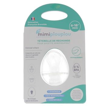 T&eacute;terelle physiologique adaptable 6-18 mois Mimipioupiou - une t&eacute;terelle