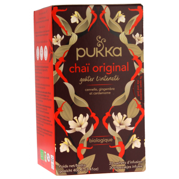 Cha&iuml; original bio Pukka - boite de 20 sachets