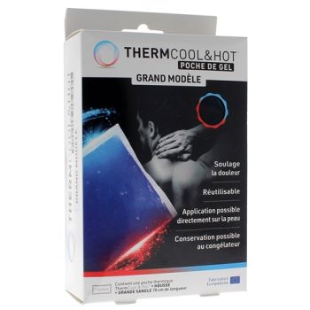 Thermcool&hot Poche de gel grand mod&egrave;le - bo&icirc;te d'une poche de 17x26cm
