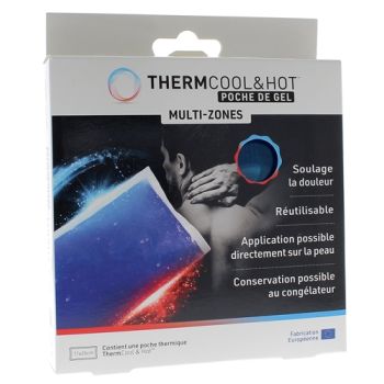 Thermcool&hot Poche de gel multi-zones - bo&icirc;te d'une poche de 11x26cm