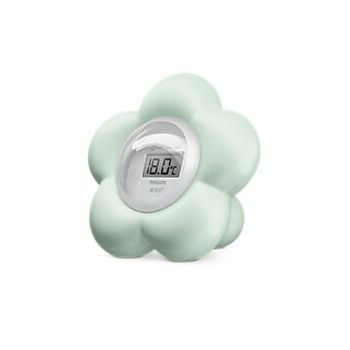 Thermom&egrave;tre num&eacute;rique pour le bain ou la chambre couleur : blanc Philips Avent - 1 thermom&egrave;tre