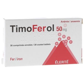 Timof&eacute;rol 50mg - bo&icirc;te de 30 comprim&eacute;s enrob&eacute;s