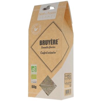 Tisane Bruy&egrave;re Bio confort urinaire Nat & Form - sachet de 60g