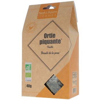 Tisane Ortie piquante beaut&eacute; de la peau Nat & Form - sachet de 40g