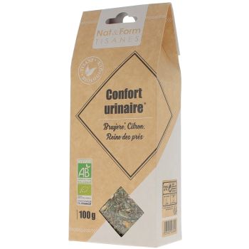 Tisane bruy&egrave;re citron reine des pr&eacute;s Bio confort urinaire Nat & Form - sachet de 100 g