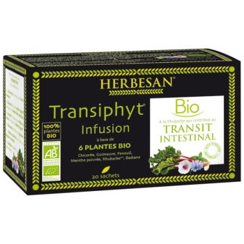 Transiphyt Infusion bio Herbesan - bo&icirc;te de 20 sachets