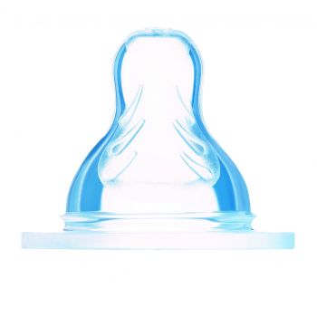 T&eacute;tine plate d&eacute;bit liquide &eacute;pais 6 mois + Mam - 2 t&eacute;tines