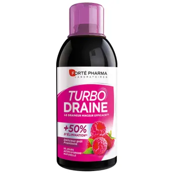 Turbodraine go&ucirc;t framboise Fort&eacute; Pharma - flacon de 500 ml