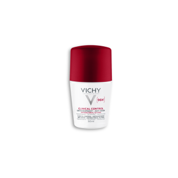 D&eacute;odorant d&eacute;transpirant Clinical Control 96h Vichy - roll-on de 50ml
