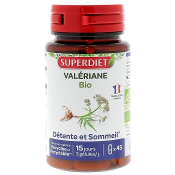 Val&eacute;riane bio Super Diet - boite de 45 g&eacute;lules