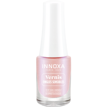 Vernis &agrave; ongles hypoallerg&eacute;nique Rose Bleut&eacute; 102 Innoxa - flacon de 5ml