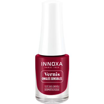 Vernis &agrave; ongles hypoallerg&eacute;nique Rouge rouge 410 Innoxa - flacon de 5 ml
