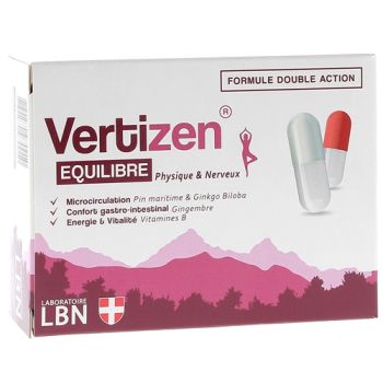 VertiZen &eacute;quilibre Laboratoire LBN - boite de 60 g&eacute;lules