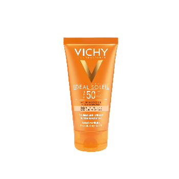 Capital soleil spf 50 haute protection BB &eacute;mulsion toucher sec teint&eacute; Vichy - tube de 50 ml
