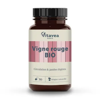 Vigne rouge bio Vitavea - bo&icirc;te de 30 g&eacute;lules