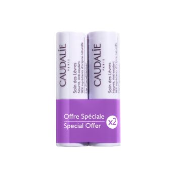 Vinotherapist Soin des l&egrave;vres Caudalie - lot de 2 tubes de 4,5 g