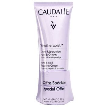Vinotherapist cr&egrave;me mains & ongles Caudalie - lot de 2 tubes de 75ml