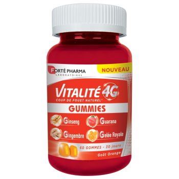 Vitalit&eacute; 4G Fort&eacute; Pharma - pot de 60 gummies