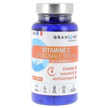 Vitamine C liposomale 1000mg Granions - bo&icirc;te de 60 comprim&eacute;s