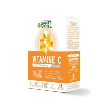 Vitamine C liposomale Sant&eacute; Verte - bo&icirc;te de 60 g&eacute;lules