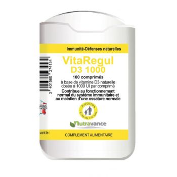 Vitaregul D3 1000 Nutravance - 100 comprim&eacute;s