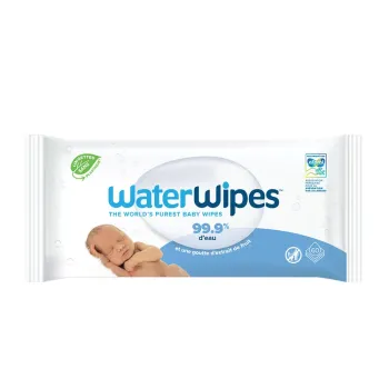 Waterwipes lingettes pour b&eacute;b&eacute;s - sachet de 60 lingettes