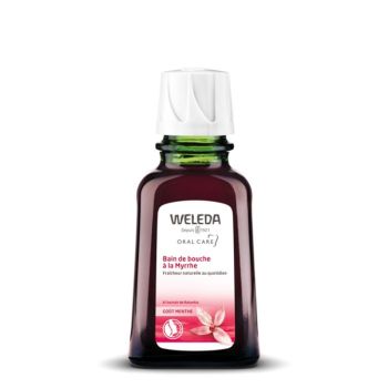 Bain de bouche &agrave; la myrrhe Weleda - flacon de 50 ml