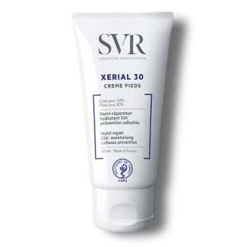X&eacute;rial 30 cr&egrave;me pieds nutri-r&eacute;parateur hydratant 24h SVR - tube de 50 ml
