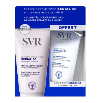 X&eacute;rial pieds programme beaut&eacute; des pieds SVR - lot de 2 produits