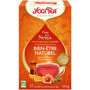 Infusion Bien-&ecirc;tre Naturel Yogi Tea - boite de 17 sachets