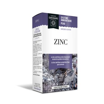 Zinc Dayang - bo&icirc;te de 30 g&eacute;lules