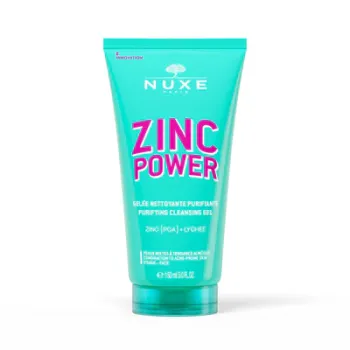 Zinc Power gel&eacute;e nettoyante purifiante Nuxe - tube de 150ml