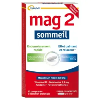 Mag 2 sommeil Cooper - bo&icirc;te de 30 comprim&eacute;s